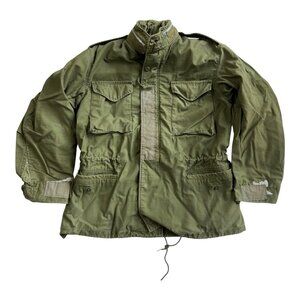 Vintage M65 Field Military Jacket Men’s Medium Green